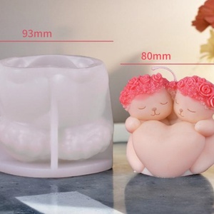 Molde de Silicona Reutilizable Antiadherente en Forma de Corazón 3D para Velas Aromáticas, Decoración del Hogar, UNIMOULD, Venta al por Mayor, Día de San Valentín - Product Image 6