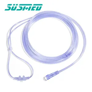 Nasal Oxygen Cannula Quality Assurance Medical Supplies Disposable Medical Grade PVC Transparent Adult Child Pediatric