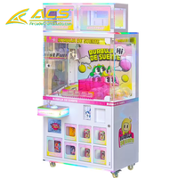 Machine à griffes miniature à monnayeur ACS Source Factory, attrape-peluches, jeu de capsules à prix, prise en charge de l'anglais