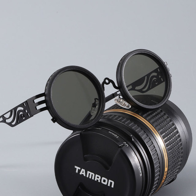 High Quality Round Polarized Brightness Adjustable Sunglasses ND Tint Adjustment Smart Sunglasses with Camera Lens