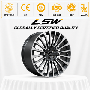 ล้อฟอร์จ LS8183 ขนาด 18 19 20 นิ้ว 5x112 5x120 สำหรับเปลี่ยนแทนของแท้ สี Gunmetal ขัดเงา สำหรับรถยนต์เมอร์เซเดสและนิสสัน - Product Image 3