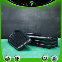 Ataúd Negro Inflable de Halloween, Accesorio Personalizado Resistente para Decoración de Fiestas de Terror