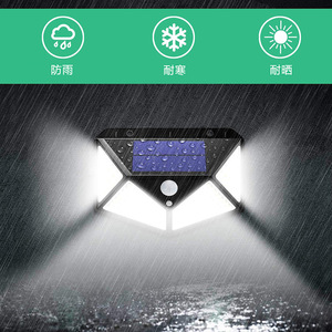 Ningbo <span class=keywords><strong>100</strong></span> LED <span class=keywords><strong>Solar</strong></span> Light Waterproof COB LED Wall Night Lamp com Painel <span class=keywords><strong>Solar</strong></span> Branco Quente Pequeno PC Lamp Body para Iluminação do Jardim - Product Image 4
