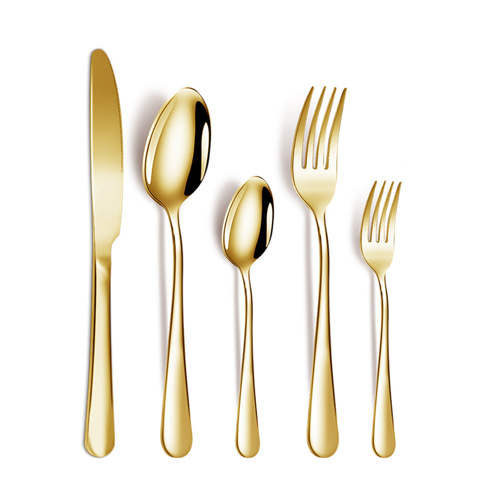 Gold 5-Piece Cutlery Set