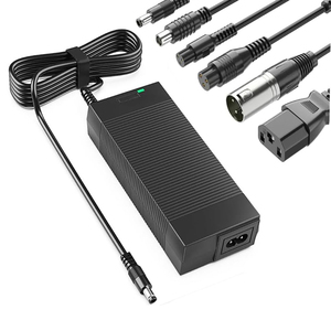 Chargeur de batterie <span class=keywords><strong>Li</strong></span>-ion HUNDA 71,4 V 3 A, adaptateur secteur pour chargeurs de batterie <span class=keywords><strong>Li</strong></span> 17S 61,2 V 62,9 V 2 A 20 Ah avec prise 5-en-1 pour vélo électrique - Product Image 2