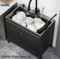 Nouveau modèle de lavabo industriel commercial en acier inoxydable pour buanderie
