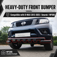 Pare-buffle avant 4x4 spécifique pour pick-up D-Max, même style compatible avec Navara NP300 et VW Amarok, protection extérieure