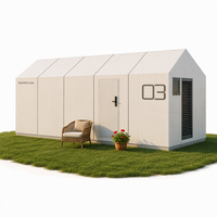 Maison Capsule à Prix Direct Usine 26m² Maison Capsule Préfabriquée à Structure en Acier pour Jardin Extérieur