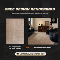 Tapis Wilton imperméable et résistant aux taches de couleur unie Dsermer pour salon – Vente en gros