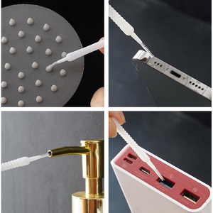 Shower nozzle cleaning brush, anti-clogging gap <b>cleaner</b>, <b>spray</b> head brush, phone nozzle cleaning brush, dental floss cleaning - Product Image 4