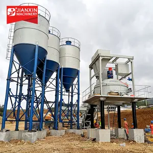 90m3/h Concrete Mixing Batching Plant 2M3 Concrete Pan Mixer