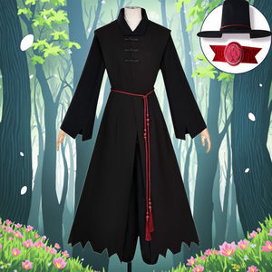 Venta al por mayor KPOP Demon Hunters <span class=keywords><strong>Anime</strong></span> disfraz uniforme <span class=keywords><strong>de</strong></span> escuela <span class=keywords><strong>secundaria</strong></span> traje para niños FIESTA <span class=keywords><strong>DE</strong></span> Halloween negro Saja Cosplay trajes Top - Product Image 5