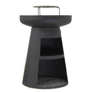 Nouveau modèle 2026 : Brasero de jardin haut avec barbecue intégré, foyer extérieur sans fumée pour le camping - Product Image 3