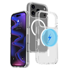 Funda Magnética Resistente para iPhone 15 Pro Max, Carcasa Gruesa de TPU y PC, Compatible con Carga Inalámbrica, Antigolpes para iPhone 17/16/15 - Product Image 1