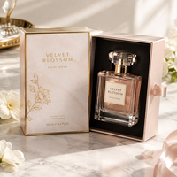 Boîte à parfum portable, écologique et recyclable avec insert en éponge de précision pour le rangement de parfums de voyage et la présentation de cadeaux