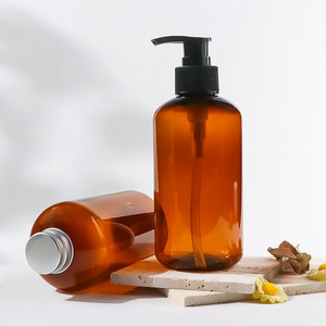 Flaconi in PET per Shampoo con Collo da 28mm, Dispenser a Pulsante Serigrafato; Bottiglie per Olio da Massaggio e <span class=keywords><strong>Detergente</strong></span> - Product Image 2