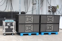 CVR 1200W double 18 pouces intérieur système de basses actives extérieur Line Array haut-parleurs de subwoofer passifs