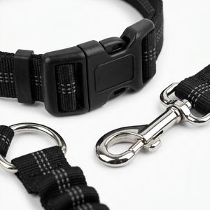 HY Fully Strengthened Metal Reflective Webbing Anti-Tearing Pet Dog Leash Reflective Material <strong>Puppy</strong> Belt Harnesses Product - Product Image 5