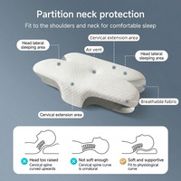 Oreillers de lit ergonomiques en mousse à mémoire de forme pour dormeurs sur le côté, le dos et le ventre, soutien cervical réglable pour un sommeil confortable