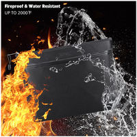 YIHUAXING Support de sac de documents d'argent A4 personnalisé Solution de stockage ignifuge et étanche pour espèces et fichiers OEM