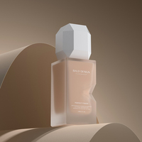 Botol Kaca Foundation Cair 30ml OEM ODM Desain Kustom Botol Kosmetik Kosong Kemasan Botol Kaca Foundation