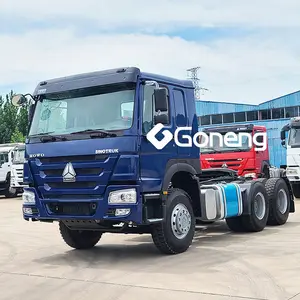 شاحنة sinochine الثقيلة camion tracteur hp شاحنة جرار 6x4 مستعملة