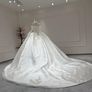 <span class=keywords><strong>Robe</strong></span> de mariée sans bretelles Xx50 avec broderie de sequins et dos lacé pour cérémonie <span class=keywords><strong>civile</strong></span> Vestido De Noiva Jancember - Product Image 6