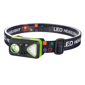 مصباح عمل محمول قابل لإعادة الشحن من هيليوس للتخييم في الهواء الطلق والمشي لمسافات طويلة وصيد الأسماك مع مفتاح استشعار الحركة ومصباح أمامي - Product Image 2