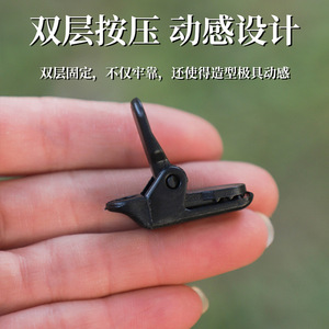 Alligator Clip Plastic Outdoor Camping Tent Windproof Securing Clip For Tarpaulin <b>Guy</b> <b>Ropes</b> 3.5cm Height 0.8cm Width - Product Image 2