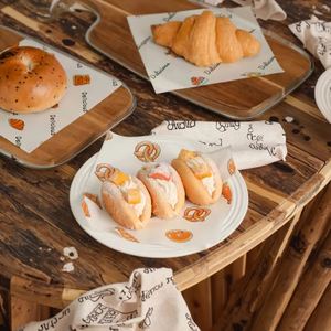 Wholesale <b>Recyclable</b> Biodegradable Waterproof Cooked Food Tray <b>Paper</b> Customized Printing Packaging for Hamburger Fried Chicken - Product Image 2