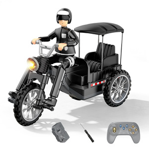 Tricycle RC 2.4G télécommandé pour enfants, jouet de simulation de livraison express, transport urbain, voiture à roulettes pour enfant - Product Image 5