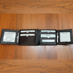 Cartera de Viaje Bifold para Hombre, Diseño Vintage con Paisaje, de Gel de Sílice Impermeable, con Cierre de Cremallera Larga, Delgada, con Protección RFID y Flores - Product Image 1