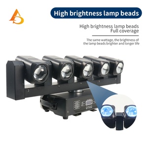 Personalización de 5 Luces Móviles LED de 380w con DMX, Luz de Cabeza Móvil con Haz de Luz - Product Image 3
