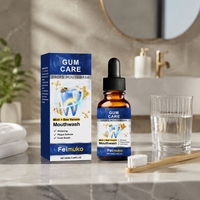 Gouttes buccales Menthe & Venin d'abeille pour les soins des gencives, blanchiment des dents, défense contre la plaque dentaire, haleine fraîche, soins bucco-dentaires quotidiens