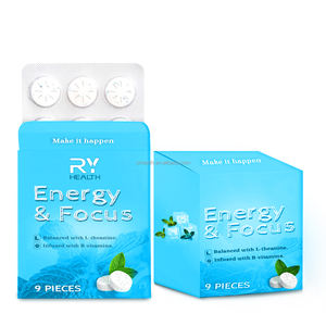 OEM vitamina <span class=keywords><strong>L</strong></span> theanina Gummies integratore per la salute del cervello Focus energetico menta supporto immunitario per adulti - Product Image 1