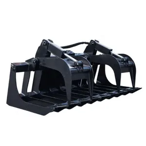 Skid Attachments ekleri hızlı ekli hidrolik çim çeneli