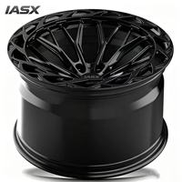 Jantes forgées monobloc IASX grande taille sur mesure 20-24 pouces, alliage haute performance, PCD CB ET, design concave, finition polie, garantie 5 ans