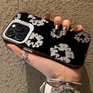 Commercio all'ingrosso in stile Trendy fiore <span class=keywords><strong>bianco</strong></span> stampa pupilla custodia per telefono cellulare per <span class=keywords><strong>Iphone</strong></span> 7 8 X Xr <span class=keywords><strong>Xs</strong></span> 11 12 13 14 16 Pro Max - Product Image 5