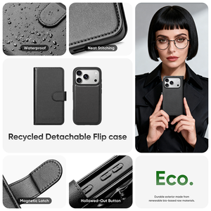 Wintop <span class=keywords><strong>เคส</strong></span>กระเป๋าเงินฝาปิดระบบแม่เหล็ก PU แบบถอดออกได้, เป็นมิตรกับสิ่งแวดล้อมสำหรับ <span class=keywords><strong>iPhone</strong></span> 15/14/<span class=keywords><strong>13</strong></span>/<span class=keywords><strong>12</strong></span>/11ซีรีส์<span class=keywords><strong>เคส</strong></span>โทรศัพท์ที่ใส่บัตร - Product Image 6