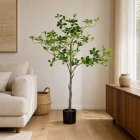 Arbre artificiel tropical pour île artificielle, plantes artificielles pour la décoration intérieure, hall d'hôtel, centre commercial