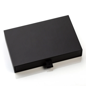 Custom Eco-Friendly Rigid <b>Black</b> Matte <b>Box</b> with Four-Color Printing for Cosmetic Perfume Luxury Vial Sample <b>Gift</b> <b>Box</b> - Product Image 5