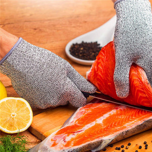 Gants de sécurité résistants aux coupures, niveau 5, matériau HPPE, pour la cuisine, le nettoyage du poisson, protection antidérapante pour le travail - Product Image 1