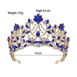 <span class=keywords><strong>Foglie</strong></span> barocche calde della sposa diadema e corona della regina corona <span class=keywords><strong>di</strong></span> nozze da sposa diadema e corone per la decorazione <span class=keywords><strong>di</strong></span> compleanno della ragazza <span class=keywords><strong>di</strong></span> nozze - Product Image 5