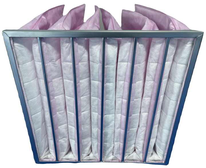 Customizable F7 Medium Bag Pockets Air Filter for HVAC Electronics