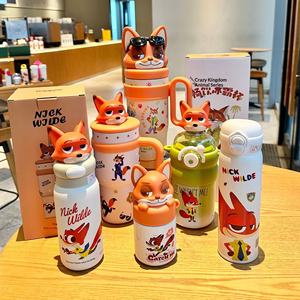 Termo de Pareja de Dibujos Animados - Taza de Regalo de Gran Capacidad con Aislamiento al Vacío de Alta Calidad para Mujeres y Hombres, Acero Inoxidable 316 - Product Image 2