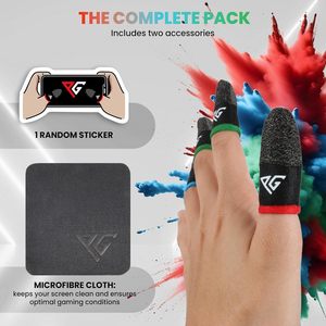 Estas Fundas para Dedos de Fibra Plateada de Grado Esports con Alto Contenido de Plata son Adecuadas para Juegos como PUBG y AOV. - Product Image 6