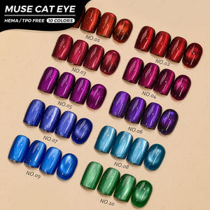 JTING Nouvelle Collection de Vernis à Ongles Gel Effet Œil de Chat <span class=keywords><strong>Muse</strong></span> 10 Couleurs – Ongles Colorés, Personnalisation Gratuite OEM, Vernis à Ongles Gel Professionnel - Product Image 1