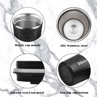 Mug à café isotherme classique avec affichage de la température intelligent, en acier inoxydable, couvercle LED, thermos à double paroi, sans BPA, anti-fuite, pour voiture