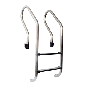 Mirador de jardin en acier inoxydable, station pliable télescopique, 3 marches, au-dessus des escaliers, <span class=keywords><strong>échelle</strong></span> <span class=keywords><strong>amovible</strong></span> de <span class=keywords><strong>piscine</strong></span> - Product Image 1