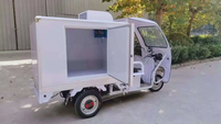 Tricycle réfrigéré essence/électrique avec compresseur Copeland, moteur et pompe pour le transport alimentaire